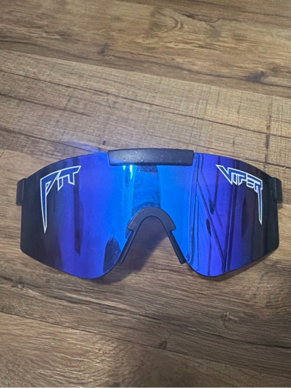 Pit Viper Mirrored Blue Shield Goggles